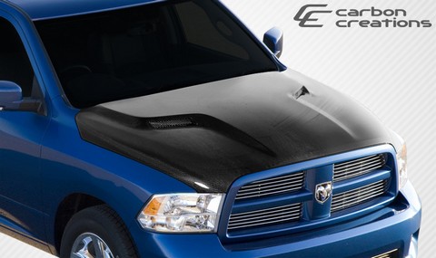 Carbon Fiber MP-R Style Hood 09-18 Dodge Ram, 19-22 Ram Classic